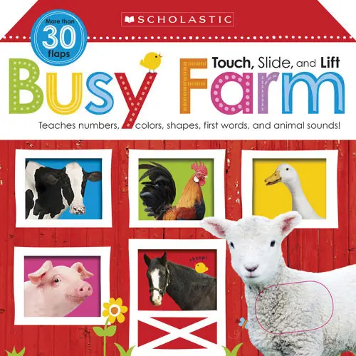 "Touch, Slide, and Lift Busy Farm (Scholastic Early Learners)"