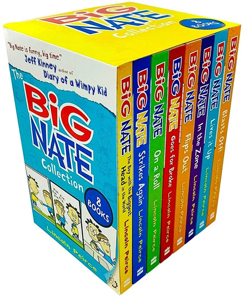 The Big Nate Collection Series 8 Books Box Set by Lincoln Peirce