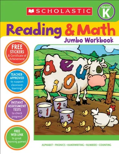 Reading and Math Jumbo Workbook Grade K