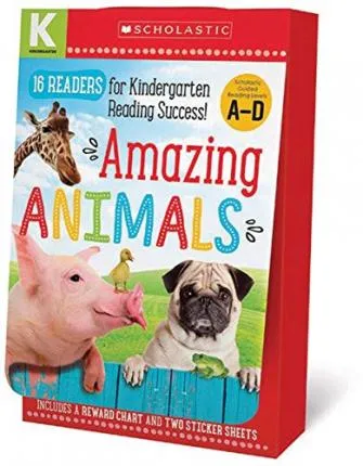 Amazing Animals Kindergarten A-D Reader Box Set
