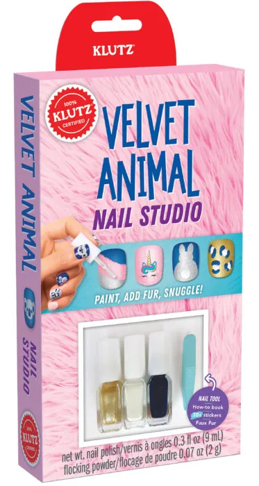 Klutz Mini Kits: Velvet Animal Nail Studio