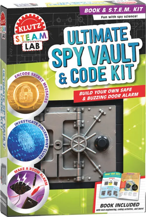 Klutz Maker Lab Ultimate Spy Vault & Code Kit