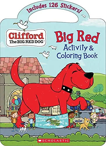 Big Red activity &coloring book