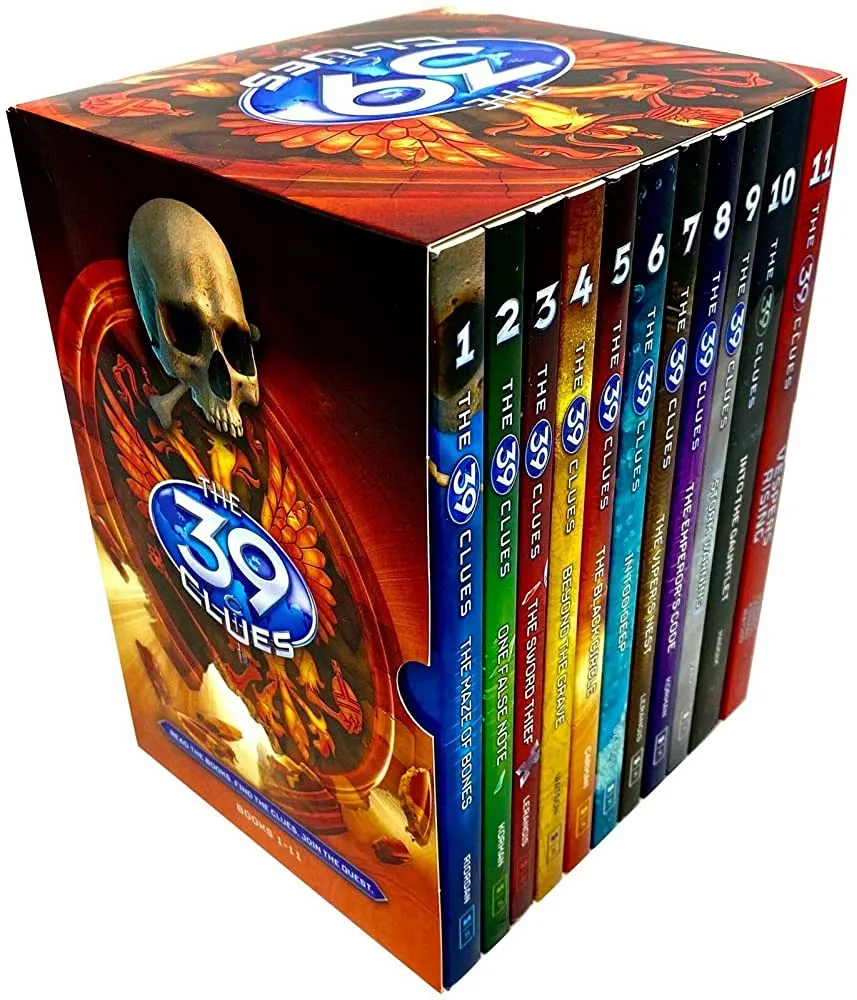 The 39 Clues Series 11 Book Collection Box Set By Rick Riordan 