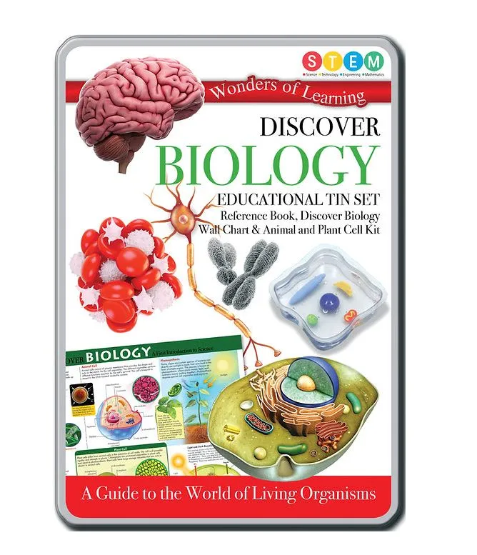 Wonders of Learning  Discover Biology Educational Tin Set