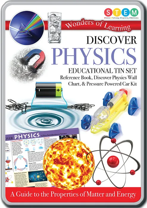 Wonders of Learning Discover Physics Educational Tin Set