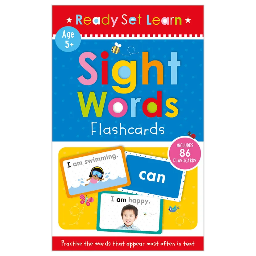 "Ready, Set, Learn Sight Words Flashcards"