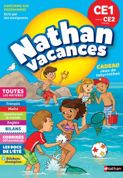 Nathan Vacances Du CE1 vers le CE2 7/8 ans