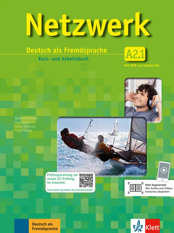 "Netzwerk A2, Kursbuch/Arbeitsbuch Teil 1 + 2CDs+DVD"