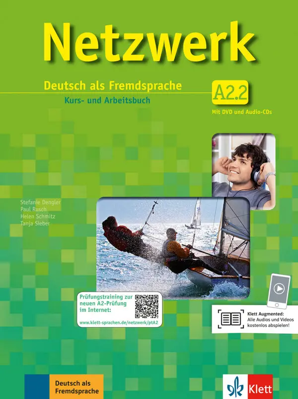 "Netzwerk A2, Kursbuch/Arbeitsbuch Teil 2 +2CDs+DVD"