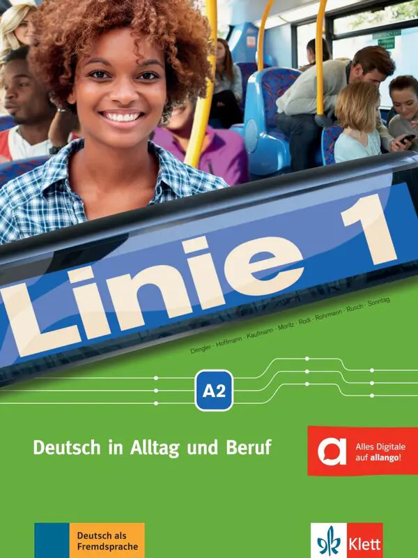 "Linie 1, Kurs- und Übungsbuch A2 gesamt + MP3 + Videoclips"