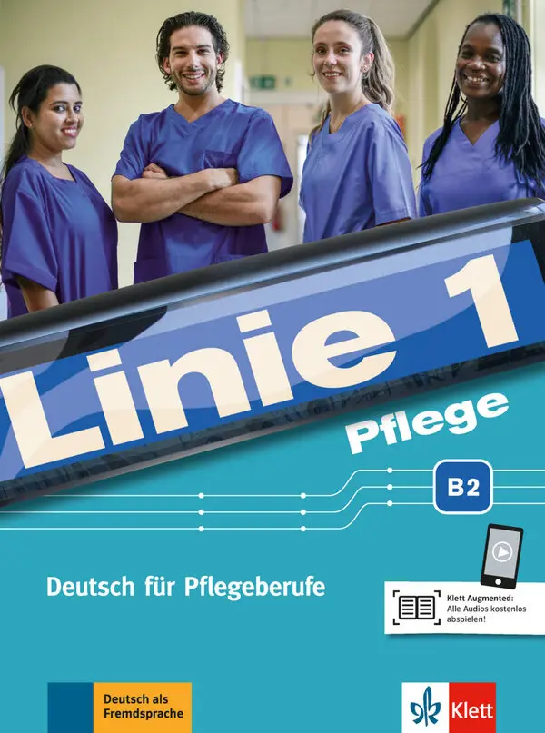 "Linie 1 Pflege B2, KB/ÜB + Audios"