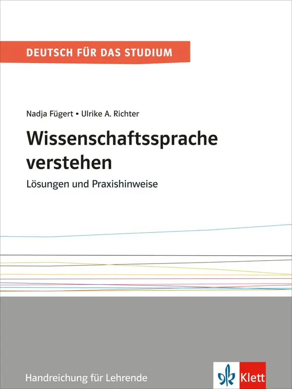 "Wissenschaftssprache verstehen, Bd 1, Lösungen/Praxisempf."