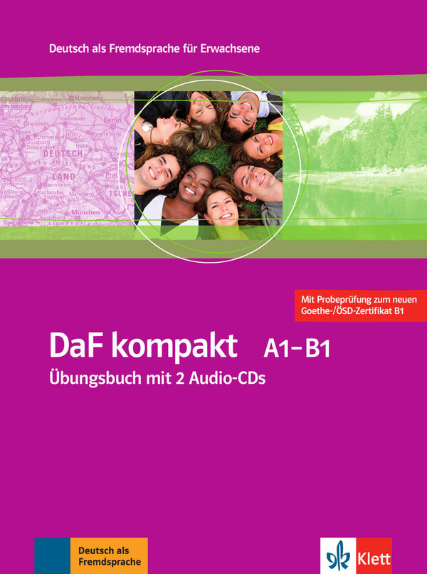 "DaF kompakt A1-B1, Übungsbuch + 2 CDs"