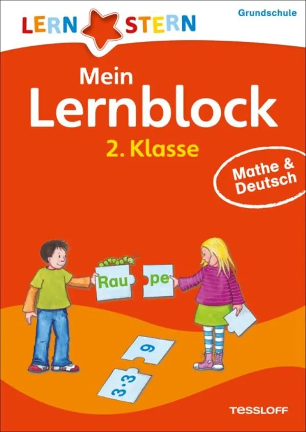 Lernstern: Mein Lernblock 2. Klasse. Mathe & Deutsch